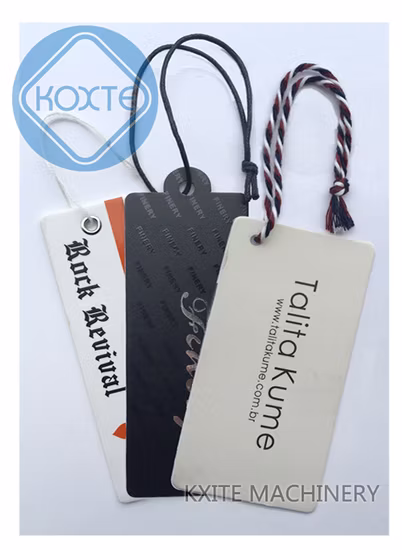 衣類の下げ札 衣類のクラフト紙の下げ札証明書 カラーカード 衣類の下げ札ラベル