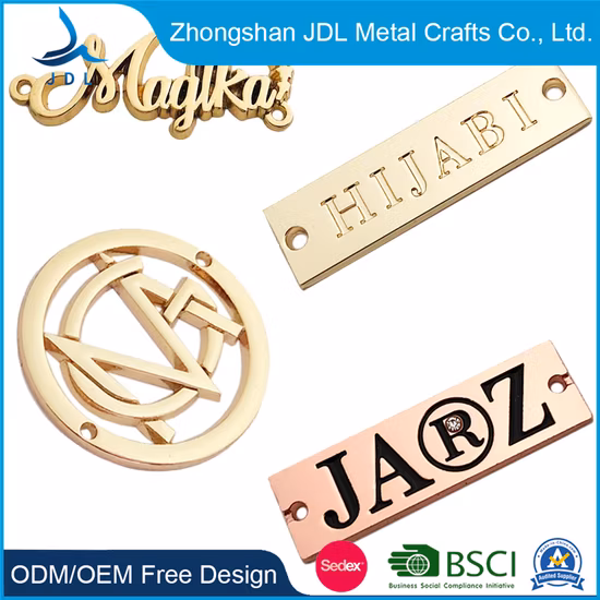 中国卸売メーカーカスタム 3D 粘着ステッカーハードウェアブランドエポキシロゴアルミニウム衣服タグ金属織物ラベルジーンズバッグハンドバッグ家具ボトル